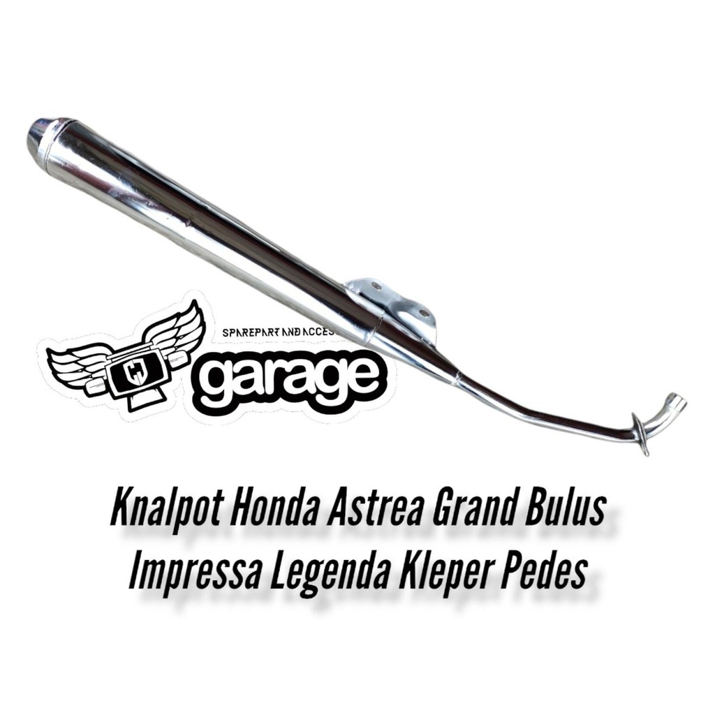 RPM Knalpot Honda Astrea Grand Bulus Impressa Legenda Kleper Pedes Kualitas Bagus Detail original