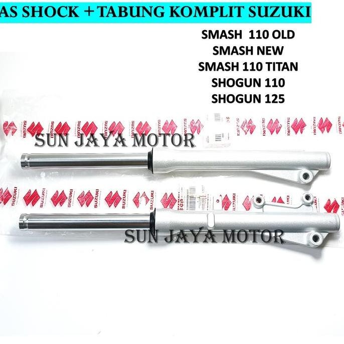 new As Shock + Tabung Depan Suzuki Smash Lama - Smash 110 New - Shogun 110 - Shogun 125 Motor Motorc