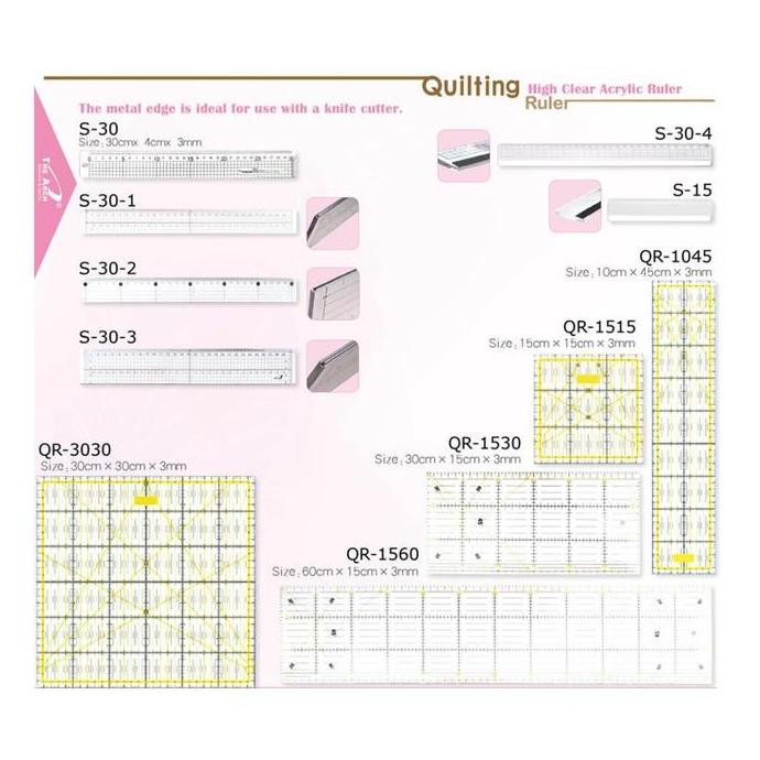 

TERMURAH - The Arch Quilting Ruler In Cm (Centimeters)