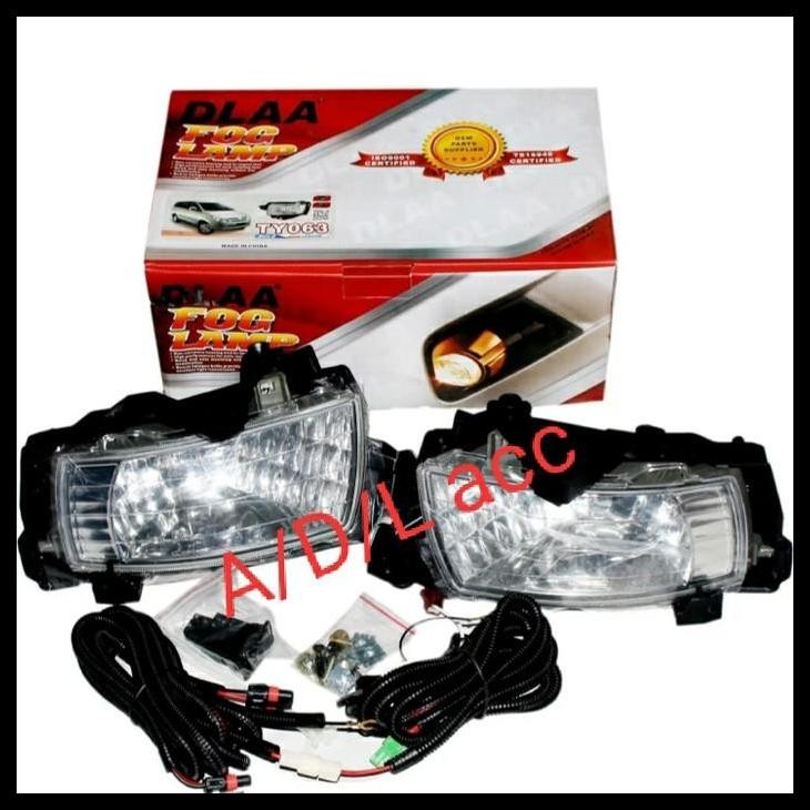 TERBARU FOGLAMP BEMPER LAMPU KABUT TOYOTA INNOVA 2015 FRAME LED 