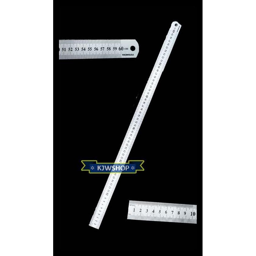 

BEST DEAL LONG RULER STAINLESS PENGGARIS STENLIS STEEL 60 CM