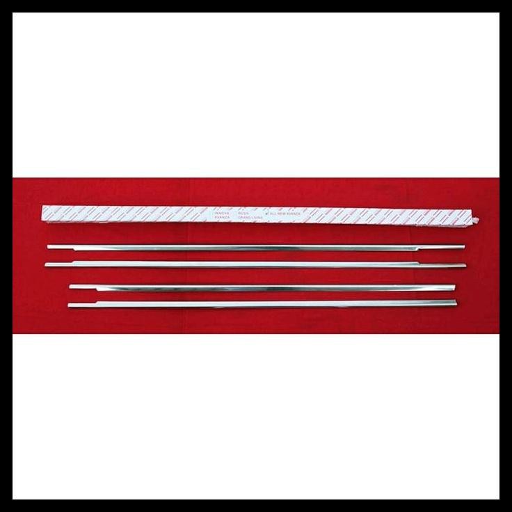 HOT DEAL LIST LIS KACA SAMPING PINTU WINDOW LINER TOYOTA INNOVA INOVA 2004 SAMPAI 2015 CHROME CROME 