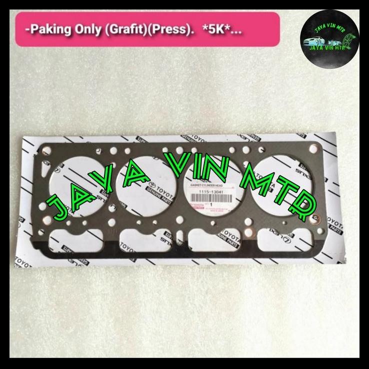 TERBARU PAKING ONLY GRAFIT TOYOTA KIJANG 5K 11115-13041 ORIGINAL 