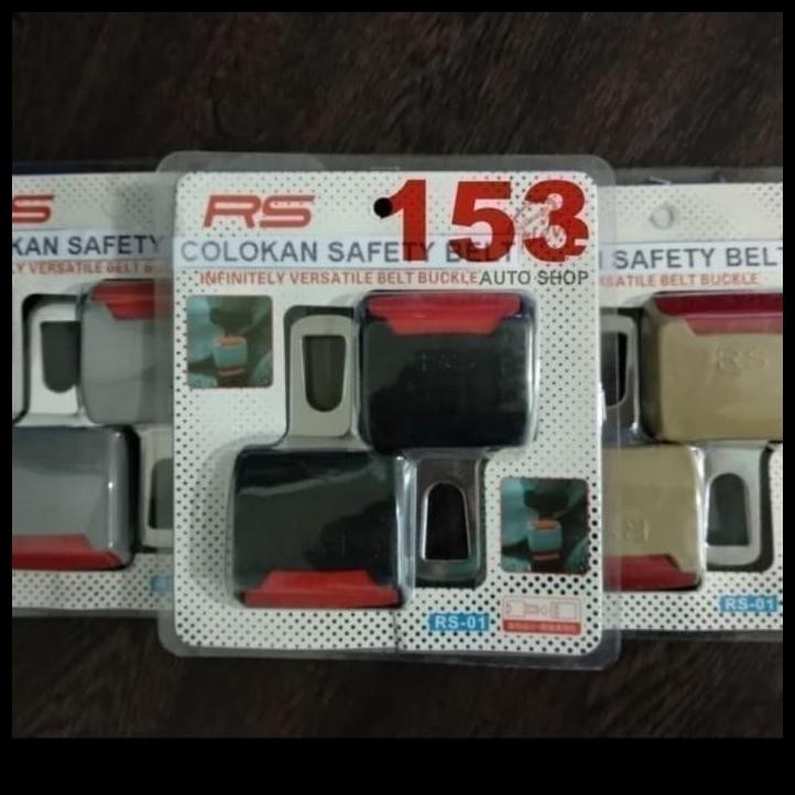 DISKON COLOKAN SAFETY BELT 2 SISI MODEL RS MOBIL BRIO LAMA 