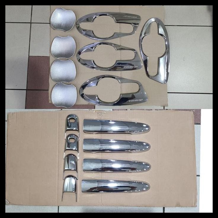 BEST DEAL COVER HANDLE PINTU + MANGKOK OUTER CHROME (PAKET) TOYOTA AVANZA TIPE VELOZ 2019 SAMPAI 202