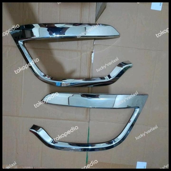 GRATIS ONGKIR COVER FOGLAMP NEW TERIOS 2012 2013 2014 PLATINUM CHROME JSL 