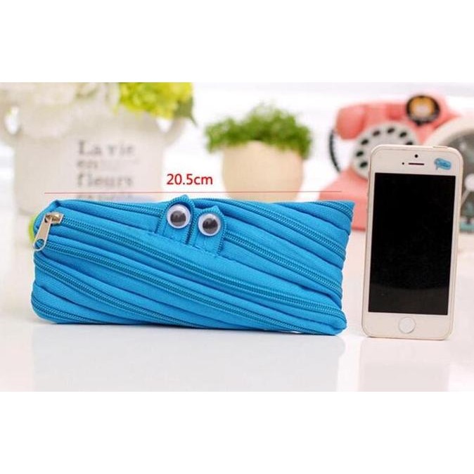 

Tempat kotak pensil lucu dengan zipper dan mata-mataan - ksy054 AS
