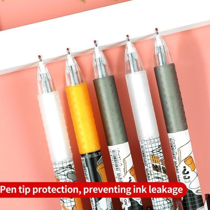 

Pena gel mekanik karakter anime berisi 12 buah 0,5 mm SM