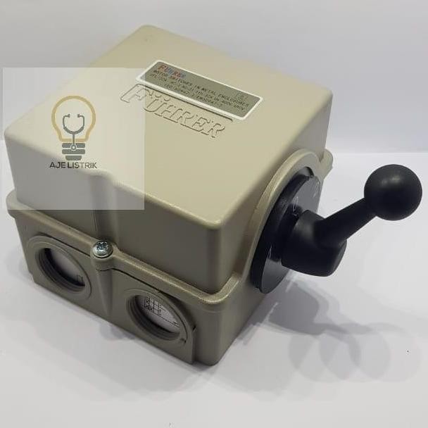 tersedia saklar cam starter ohm gz fuhrer 4p 16a-63a - switch mesin panel listrik