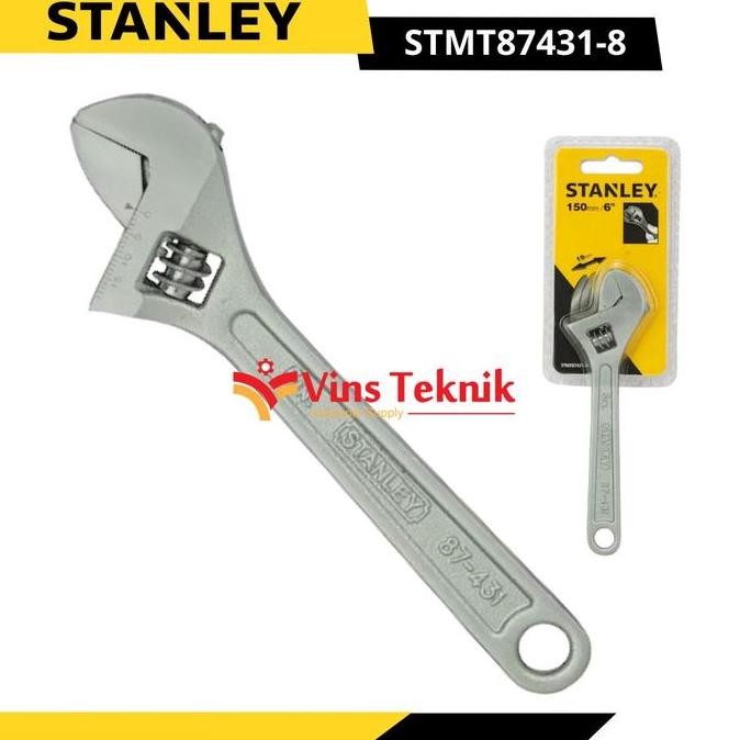 New Kunci Inggris Stanley STMT87431-8 6 Inch - Adjustable Wrench Original USA
