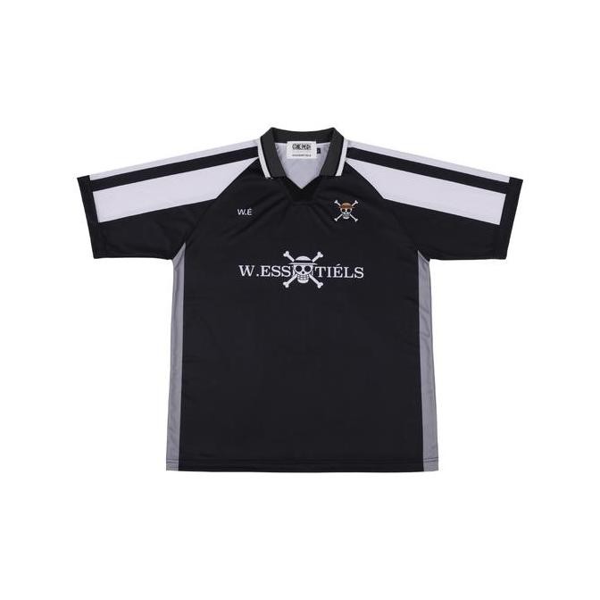 baru w.essentiels x one piece jersey ac strawhat home noir black premium