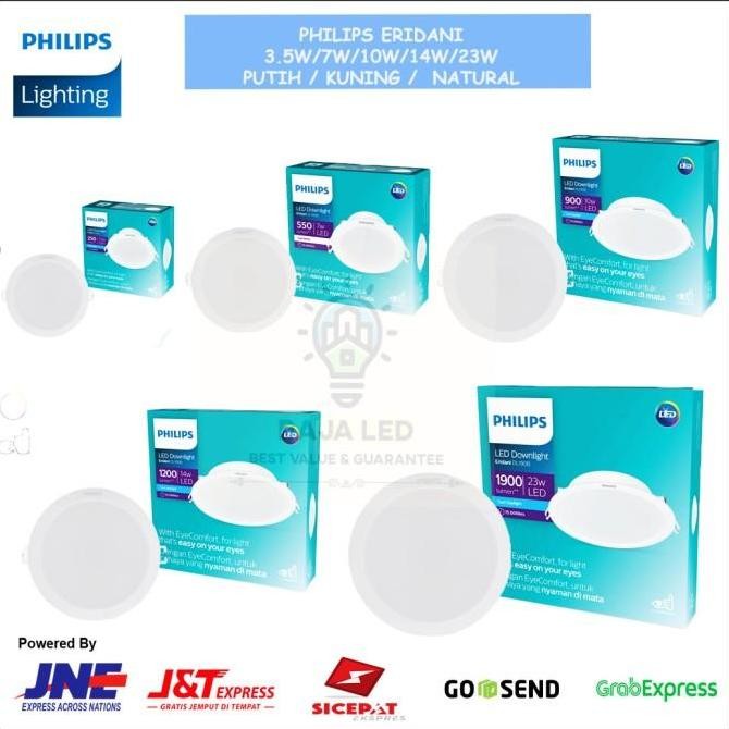 DOWNLIGHT PHILIPS ERIDANI GEN2 3.5W 7W 10W 14W 22W 6500K 4000K 3000K
