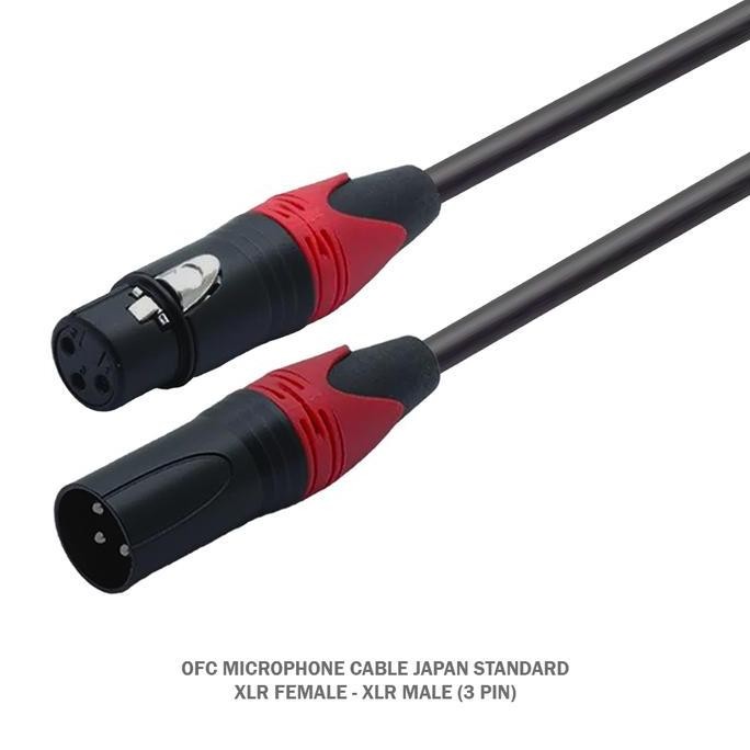 Kabel Audio Xlr Female - Xlr Male | Gpe Kabel  Mic  Xlr Kabel  Mic  Dynamic Kabel  Audio Baru