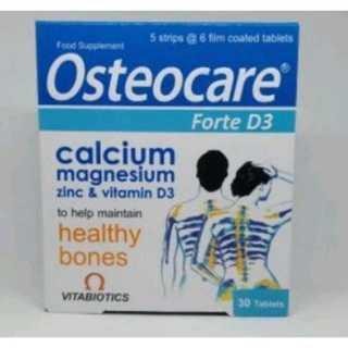 Vitabiotics Osteocare Forte D3 Tablet Per Box Isi 30 Tab Suplemen Ca Untuk Pertumbuhan Tulang Dan Pe