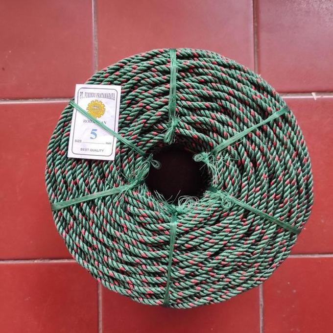 

Terlaris Tali Tambang 5Mm +/- 200 Meter Grosir (1 Rol) Murah Berkualitas Ready Stok