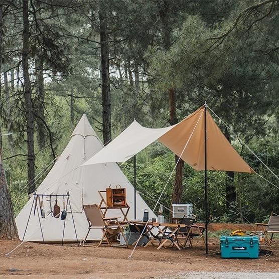 Tiang Flysheet Aluminium Naturehike Nh20Pj040 Alloy Tenda Camping Original Dan Terpercaya