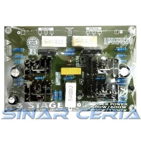 Kit Driver Power Ampli Mono 3 Stage 3 Tingkat For System 400-1200Watt PREMIUM