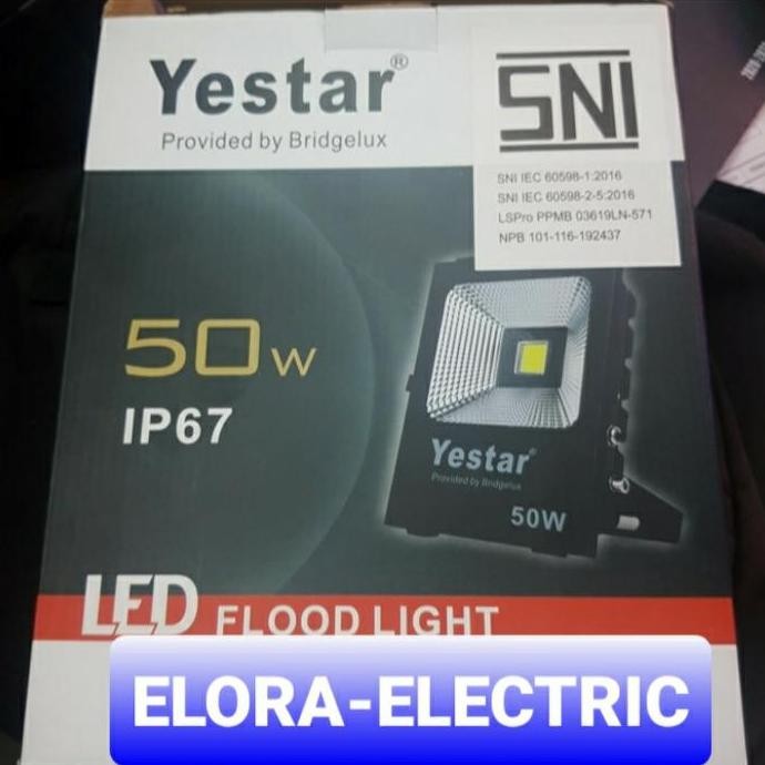 Lampu Sorot/Lampu Tembak/Flood Light Led 50Watt 50W 50W W Yestar Ip67