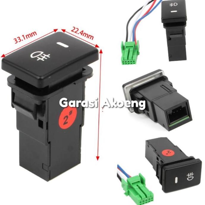 tersedia saklar foglamp mobil daihatsu gran max terios xenia zebra luxio universal switch kabut