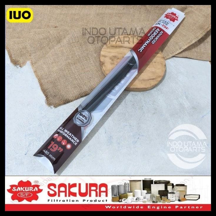 DISKON WIPER FRAMELESS MITSUBISHI KUDA KARET KACA MOBIL SAKURA 