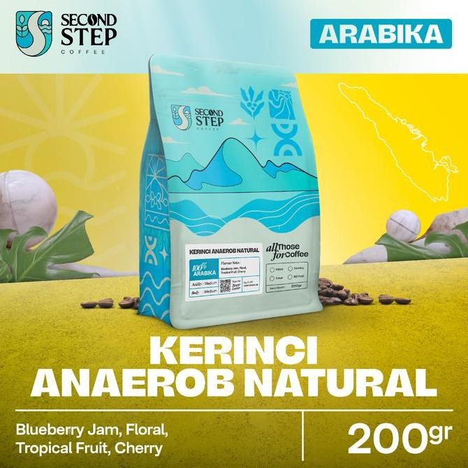 

READY BIJI KOPI ARABIKA KERINCI ANAEROB NATURAL 200GR | ROASTED COFFEE BUBUK