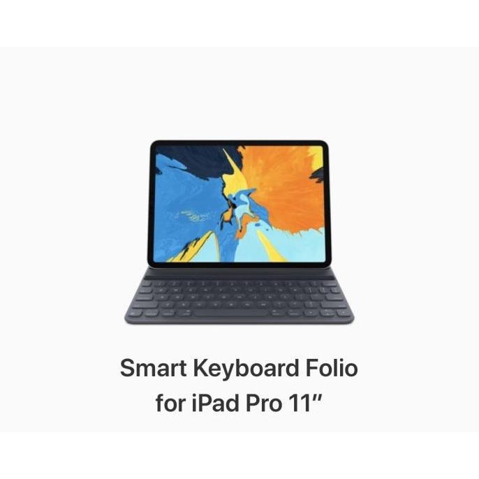 Promo Apple Smart Keyboard Folio Ipad Pro 11 Inch 2021 - Keyboard Ipad Original