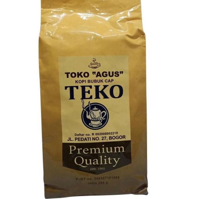 

READY KOPI BUBUK ARABIKA PREMIUM CAP TEKO 250G - ROASTED TOKO AGUS