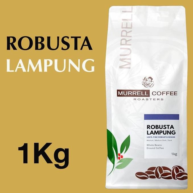 

READY KOPI ROBUSTA LAMPUNG 1KG - FINE ROBUSTA PREMIUM MURRELL COFFEE