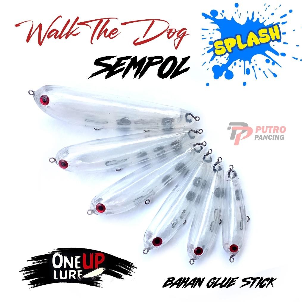 VIRAL Lure Stickbait WTD Splash Glue Stick One UP lem tembak lem bakar umpan hampala air keruh kille