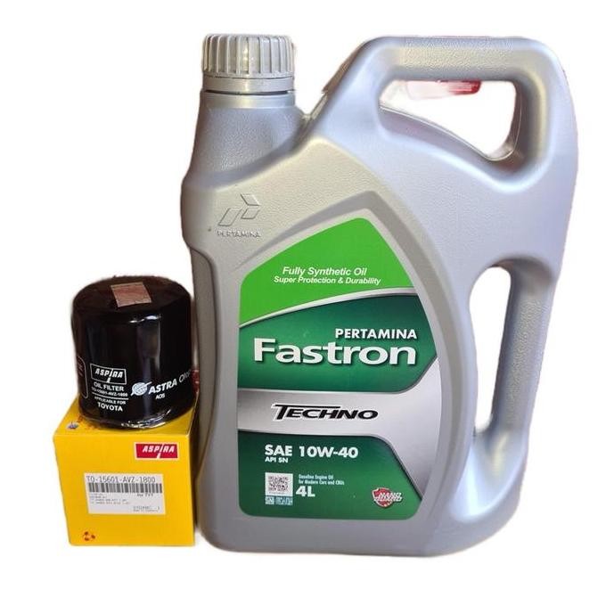 Sale Paket Ganti Oli Fastron Techno 10W40 4L + Filter Oli Avanza Rush