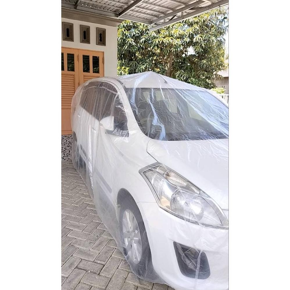 Exclusive Cover Mobil Transparan Plastik Suzuki Ertiga Dreza Tebal Plastik Waterproof Outdoor Indoor