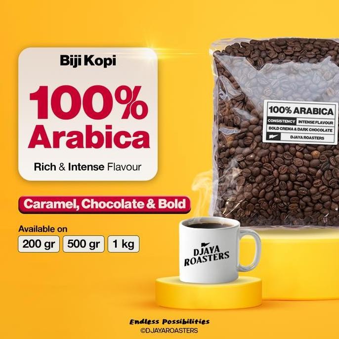 

READY BIJI KOPI ARABIKA 100% PREMIUM ROASTED ESPRESSO CLASSIC COFFEE - 250G