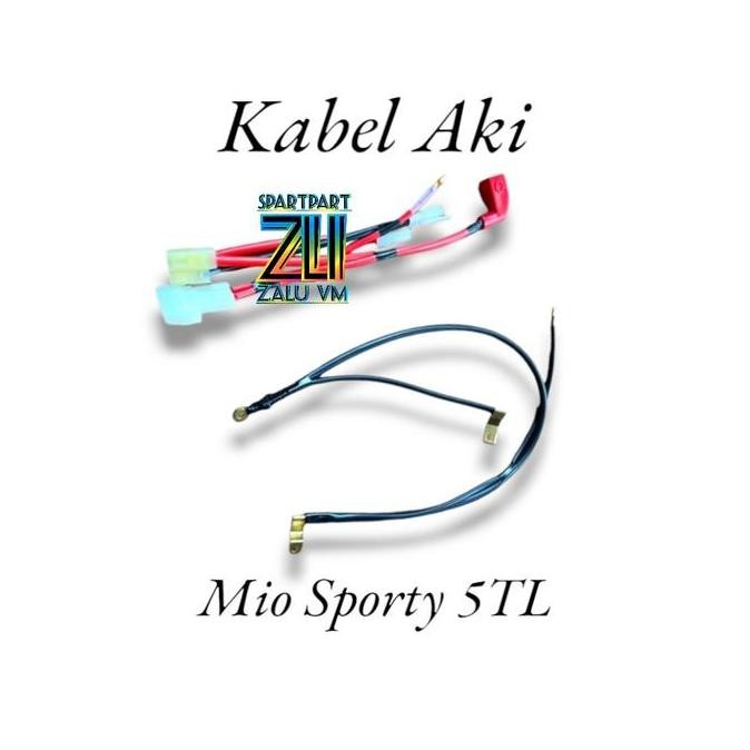 kabel aki accu set yamaha mio sporty smile mio soul positif negatif motor terlaris