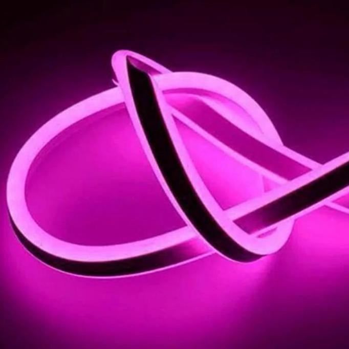 Lampu Neon Flex LED Selang Flexible sign strip fleksibel 10Meter+soket