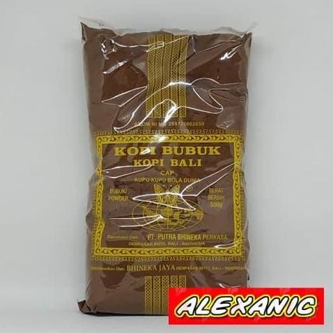 

READY KOPI BALI KUPU-KUPU BOLA DUNIA 400G - BIJI BUBUK ASLI BALI RASA KHAS