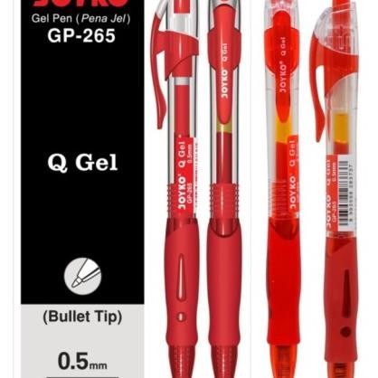 

Pulpen Gel Ballpoint Gel Joyko Gp265 05 Merah Pa 12 Pcs