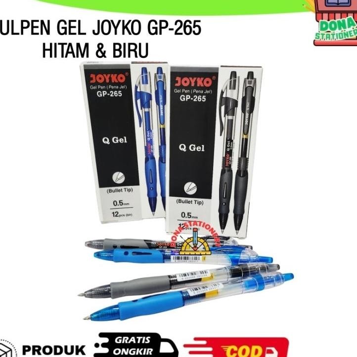 

Pa Pulpen Gel Joyko Q Gel Gp265 Retractable 0.5 Mm