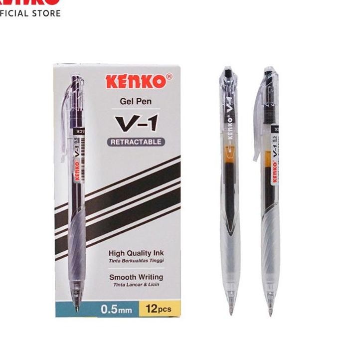 

Pa Pulpen Gel Pen 0.5 Mm Kenko V1 Retractable