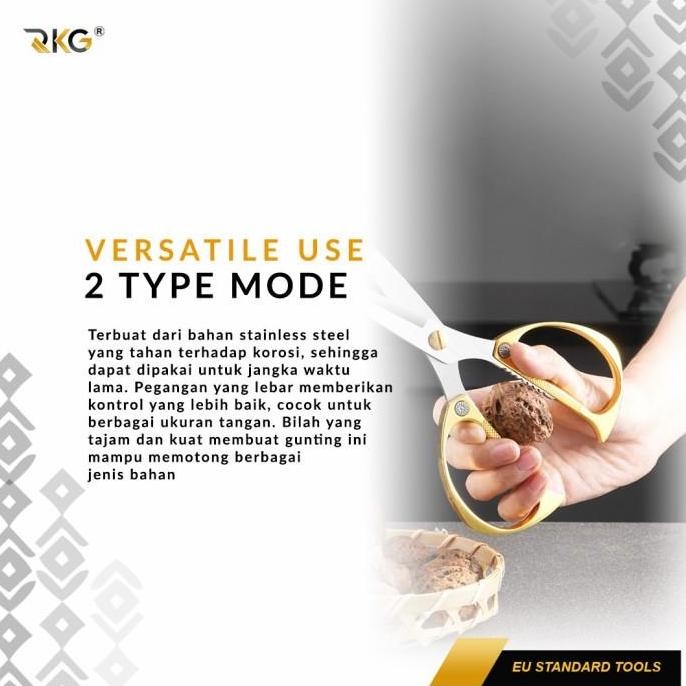 

Rkg Gunting Industri Ukuran Besar Pegangan Besar Multifungsi Scissors Stainless