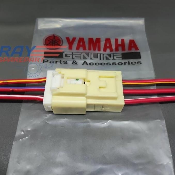 socket kabel spul yamaha nmax / aerox / lexi / freego - soket kelistrikan motor terlaris