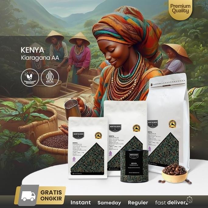 

READY KOPI ARABIKA KENYA KIARAGANA AA 200G | NORTHSIDER COFFEE KENYAN WASHED