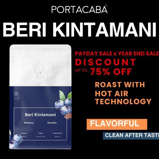 

READY KOPI ARABIKA BALI KINTAMANI 200G | OMNI ROASTED BEANS BIJI BUBUK TANPA GULA