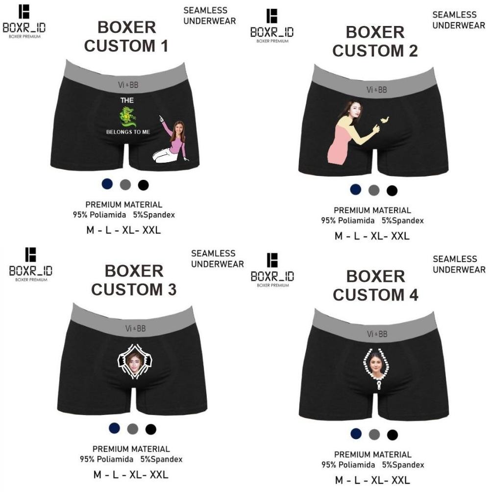 Boxer Custom Foto Celana Dalam Custom Foto Anti Pelakor Celana Dalam Viral Anti Pelakor