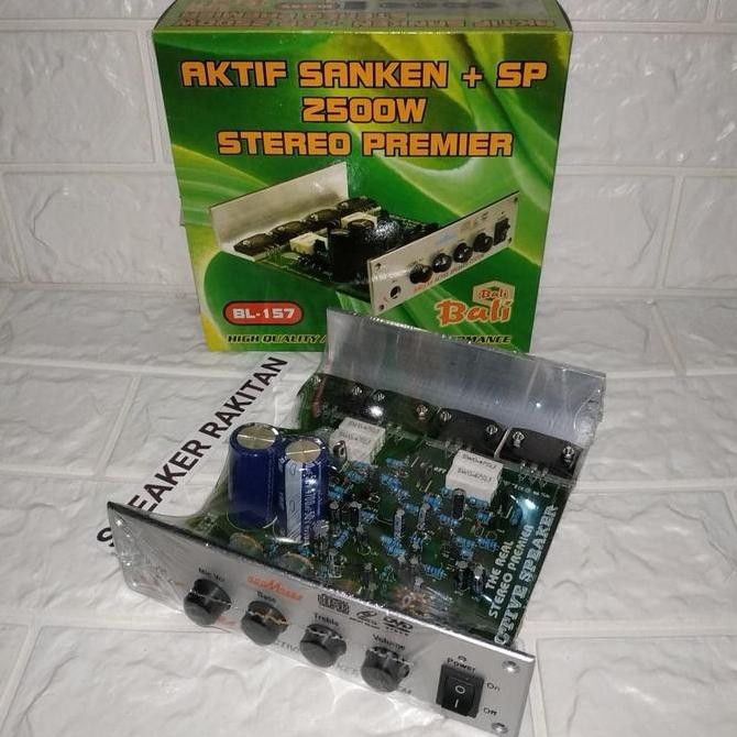 Kit Amplifier/Power Speaker Aktif Stereo Premier PMPO 2500Watt BL-157 HARGA SPESIAL