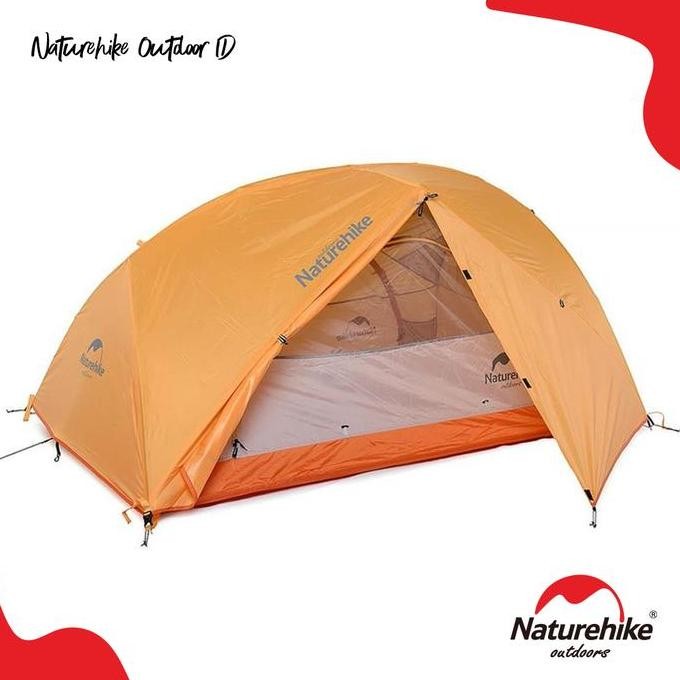 Terbaru Tenda Naturehike Nh17T012-T Star River 2P 210T - Orange