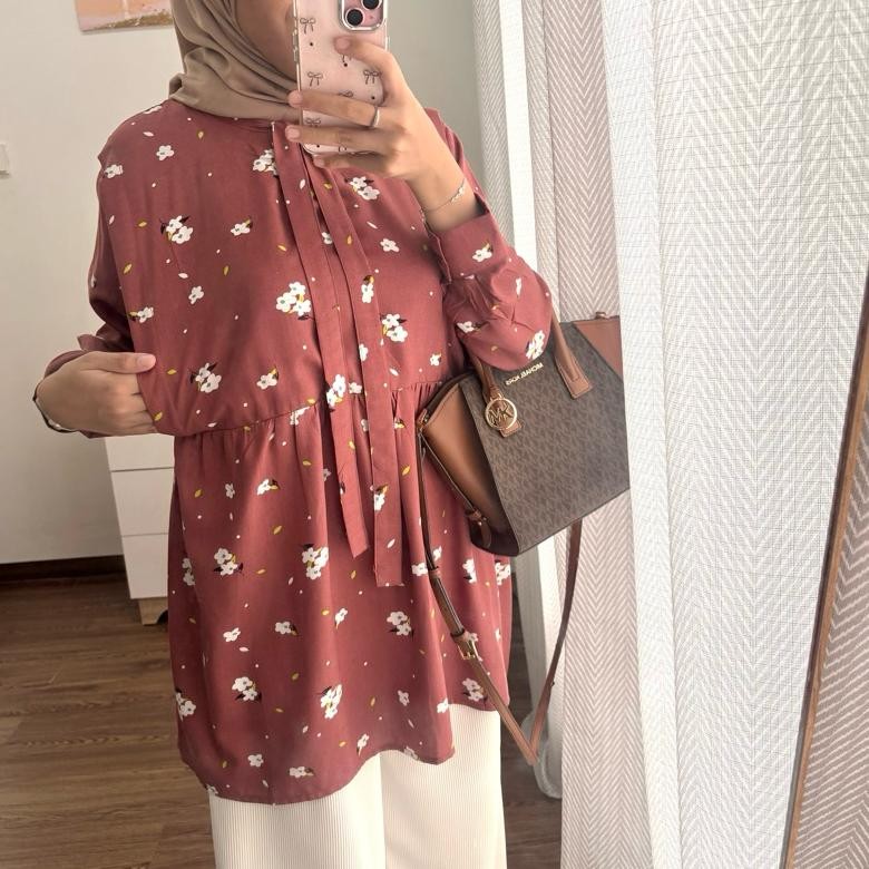 Baju Menyusui Elia Blouse Baju Menyusui Bukaan Samping By Mommy Shabby Nursing Wear Baju Menyusui Ra