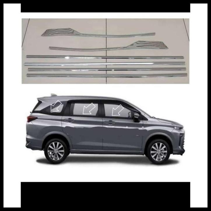 DISKON LIS KACA SAMPING AVANZA XENIA VELOZ 2022 CHROME