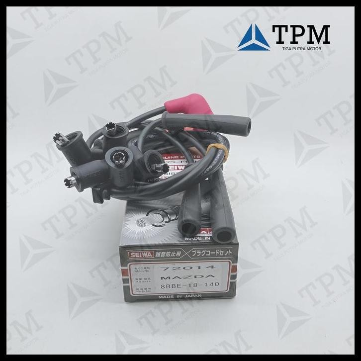 GRATIS ONGKIR KABEL BUSI MAZDA INTERPLAY / TIMOR SOHC 8BBE-18-140 SEIWA JAPAN