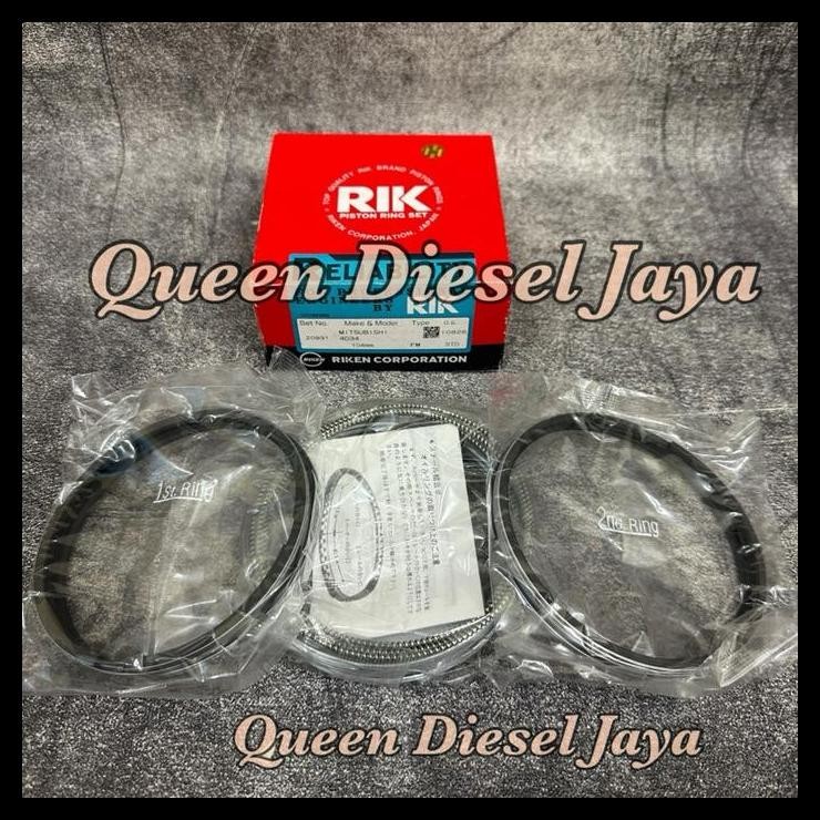 TERBARU RING SEHER / RING PISTON ASSY MITSUBISHI PS120 UMPLUNG-RAGASA / CANTER PS125 / PS110 / PS130