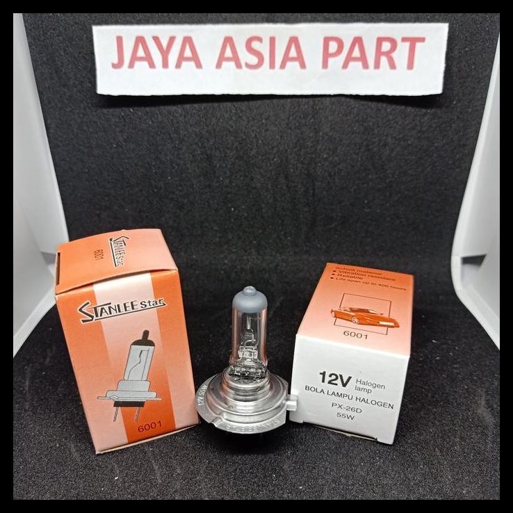 TERBARU BOHLAM HALOGEN STANLEE STAR H7 12V-55W (6001) 